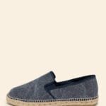 Alpargata para hombre Clot, color Azul Lavado, fabricado por La Manual Alpargatera Barcelona
