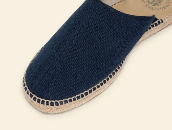 Alpargata para hombre Pallars Azul. La Manual Alpargatera