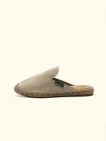 Alpargata para mujer Babucha piel Color cuero