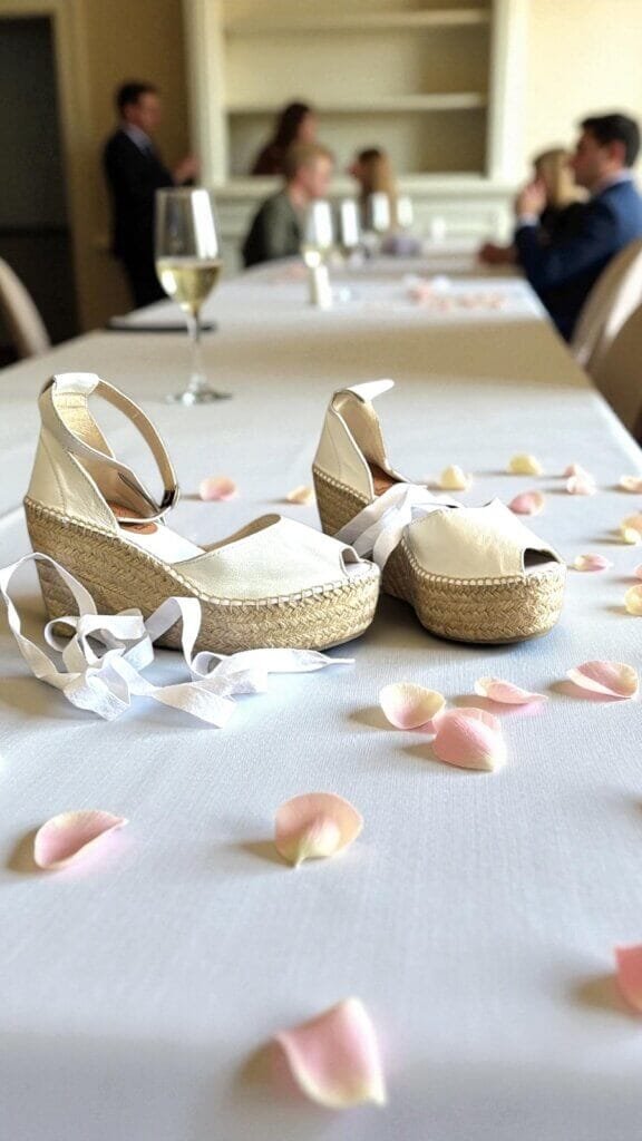 Alpargatas personalizadas para novias.